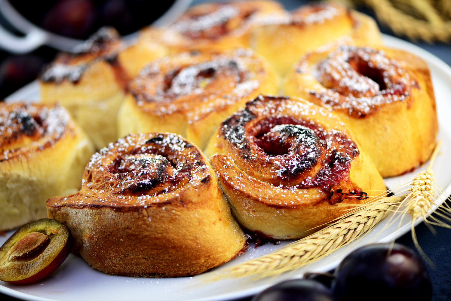 Zwetschgen-Schnecken
